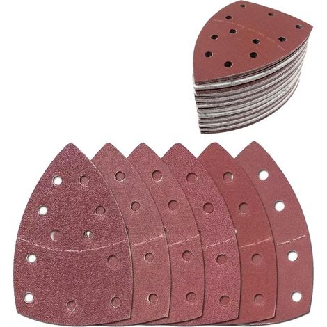 40/60/80/120/180/240, 105 Mm X 152 Mm, 60 Stück Schleifpapier, Schleifdreiecke, Professionelle Mischscheiben, Zubehör