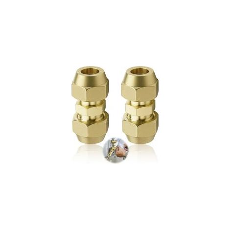 3/8"-klimaanlagen-fittings, 9,52 Mm Kupferrohrdurchmesser, Doppelseitig Für Kupferrohre, Doppelgelenk-kupferrohrverlängerung, Für Klimaanlagen – Lötfrei