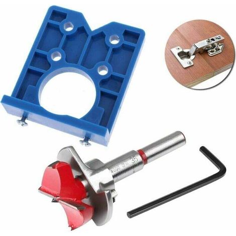 35-mm-scharnierschablone, Bohrerset Für Verdeckte Scharniere, Bohrschablone, Werkzeuge Für Scharniere Und Montageplatten Für Möbel, Für Die Holzbearbeitung.