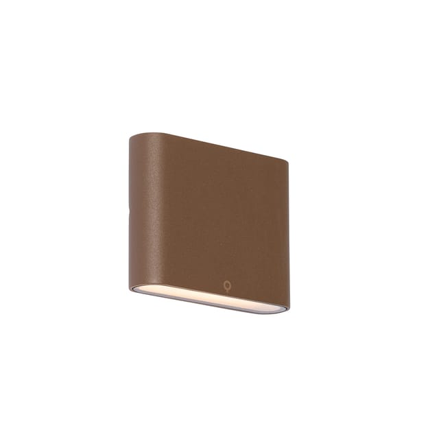 Moderne Außenwandleuchte rostbraun 11,5 cm inkl. led IP65 - Batt