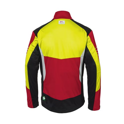 Kübler Jacke forest Ultrashell Pro rot/warngelb Gr. xs