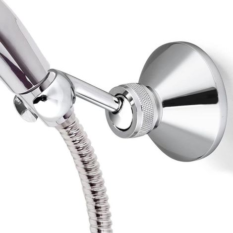Verstellbare, Verchromte Duschkopfhalterung Für Standard-duschschläuche, Duschkopfhalterung, Silber