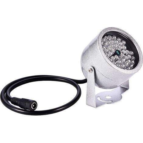 48 Ir-leds, Intelligente Beleuchtung Aus Aluminiumlegierung, Wasserdichte Infrarot-nachtsichtleuchte Für Sicherheits-überwachungskameras, Ir-überwachungsleuchte