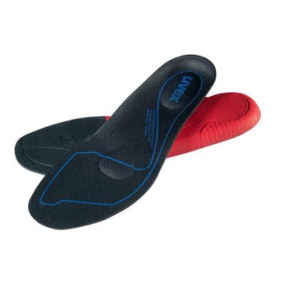 Uvex - Einlegesohle für 1 2 xenova construction Gr.42 W12 schwarz/blau 9534.9