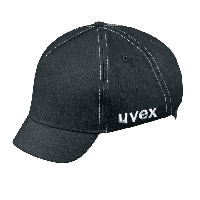 Uvex U-Cap Sport Anstoßkappe - Kurzer Schirm - Schwarz - 60-63 cm: 60-63 cm