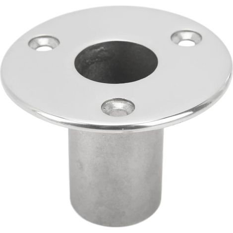 Bootshandlaufhalterung, 25 Mm/0,98 Zoll 90° Versenkte Deckrohrhalterung, Handlaufmontagebasis, Handlaufrohrbasis Aus Edelstahl Für Yachten