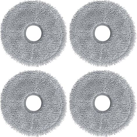 Ersatzpads Kompatibel Mit Dreame L10 Ultra / L10s Pro / L10s Ultra / L10s Pro Ultra Heat / L10 Prime / L20 Ultra / X40 Ultra / Xiaomi X10+ / X20+ Saugrobotern (4 Stück)