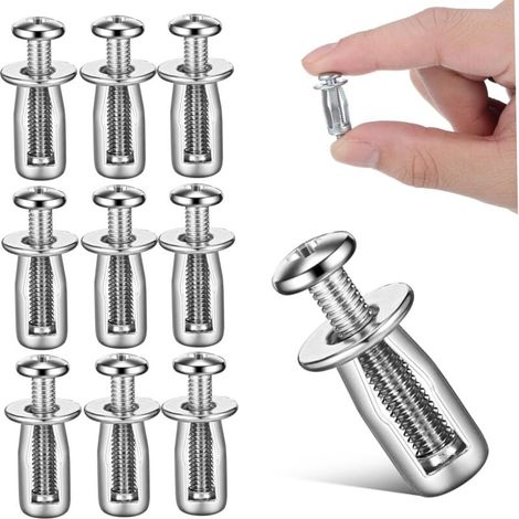 10 Spiraldübel Für Hohlwände, Ideal Zur Befestigung Von Hohlraumtüren Und Pvc-platten. Stabile Und Vielseitige Montage.