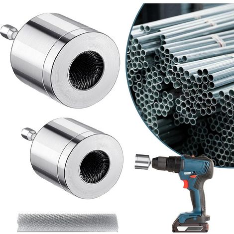 2 Stück Metall-kupferrohrreiniger, Metallrohrreinigungsbürste, Rohrreiniger Für Sanitärinstallationen (15 Mm + 22 Mm)