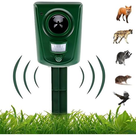 Ultraschall-katzenabwehrgerät, Batteriebetrieben, Wasserdicht, Mit Bewegungsmelder Für Den Außenbereich, Geeignet Für Garten, Hof, Feld Und Hunde
