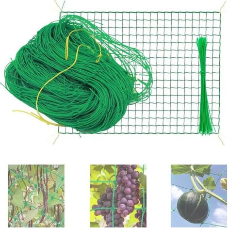 (5 X 1,8 M) Gartennetz 5 X 1,8 M Nylon-maschennetz Für Kletterpflanzen, Premium-kletternetz, Stütznetz Für Kletterpflanzen