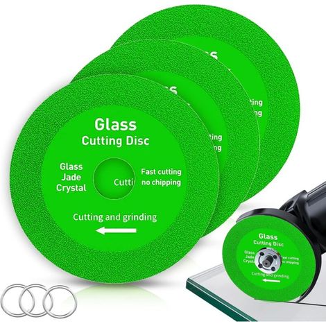 Glastrennscheiben, 100 Schleifscheiben Für 22,23 Mm Dicke Steinplatten, Professionelle Diamantscheiben Für Glas, Porzellan, Keramik Und Jadekristallfliesen. Ma