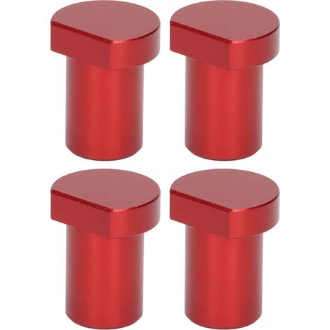 Werkbankanschlag Für Die Holzbearbeitung, Multifunktionale Werkbank, Bremsanschlag, 20 Mm Durchmesser, Schwarzes Profi-zubehör, 4-teiliges Set (rot).
