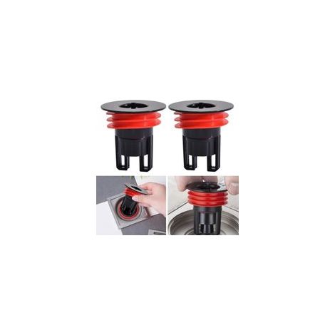 Geruchsdichter Duschablauf, 2 Stück, Magneteinsatz, Für Bad Und Küche (28-42 Mm)