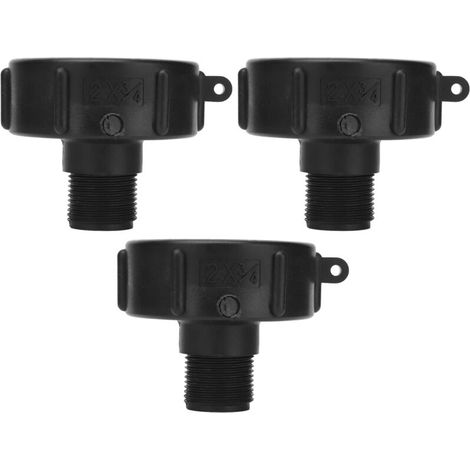 Hyundai Ibc-tankanschlüsse, G3/4-gewinde, Ablassanschluss Aus Abs-kunststoff, Ventilanschluss, Integrierte Dichtung, Verschiedene Modelle, 3-teiliges Set, Material: Abs