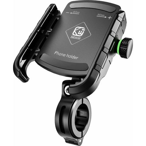 Fahrrad-handyhalterung, Wackelfreie Motorrad-handyhalterung, Universelle Motorrad-lenker-smartphone-halterung Mit 360°-drehung, Kompatibel Mit Iphone, Samsung, Huawei Smartphones Von 3,5''-7,0'' (schw