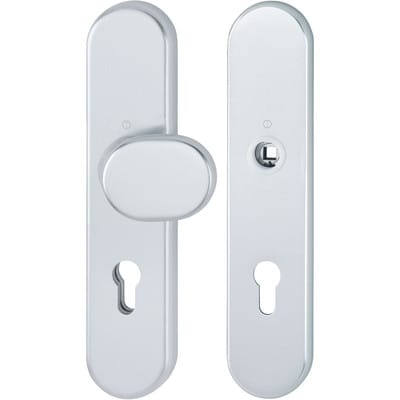 Hoppe - Schutzgarnitur 86G/3331/3310 Aluminium F1 ( 3000209783 )