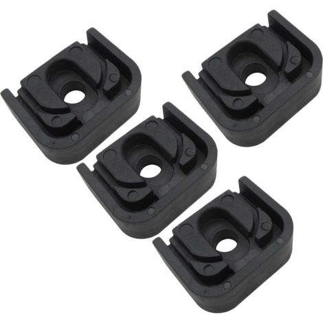 Set Mit 4 Schwarzen Antivibrationspads Aus Gummi Für Die Füße Des Klimaanlagenkondensators.