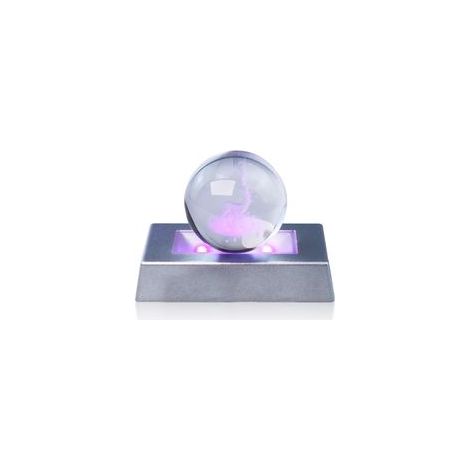 Led-lichtsockel, Led-displaysockel Mit Farbverlaufkabel, Mehrfarbiger Lichtständer Für 3d-laserkristallglas, Artikelnummer: Weihnachtsdekoration (splitter)