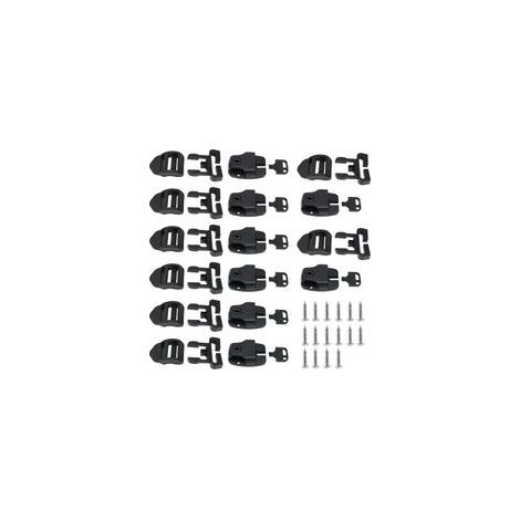 Deckelclip-sets Für Whirlpools, Ersatzverschlüsse Mit Schlüsseln Und Schiebern, Reparaturset Für Defekte Verschlüsse, Schwarz