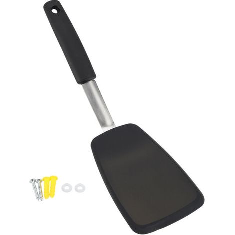 Flexibler Silikonspatel, Hitzebeständig Und Antihaftbeschichtet, Ideal Zum Wenden Von Eiern, Hamburgern, Pfannkuchen Usw.