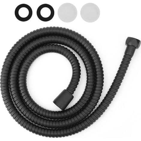 Bafovy Premium-duschschlauch Aus Edelstahl, 1,5 Meter Lang, Mit Messinganschlüssen, Rostfrei, Verdrehungsfest Und Hochdruckbeständig, Geeignet Für Gewölbte Badezimmer
