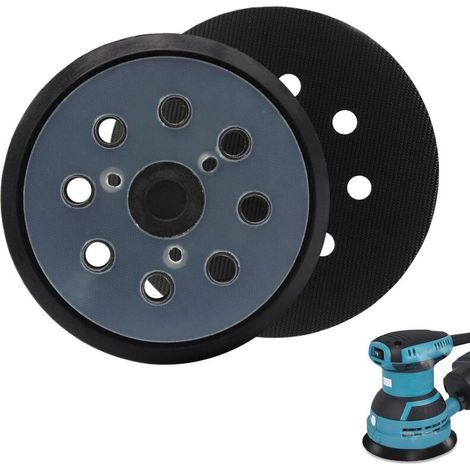 125-mm-schleifteller Für Makita, 8-loch-schleifteller Mit Verriegelungssystem Für Makita Bo5021, Bo5031, Bo5041, M9204, Bo5021, Bbo180, Dbo180 Und Mt924