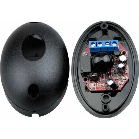 12/24v Infrarot-sicherheitslichtschranke Für Schiebetüren (schwarz)