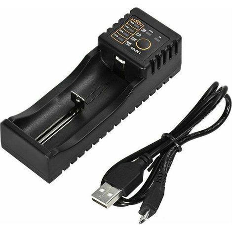 Ladegerät Für Wiederaufladbare Nimh-lithium-akkus Der Größen Aa Und Aaa Mit 1,2 V, 3,7 V, 3,2 V Und 3,85 V (18650, 18350, 10440, 14500 Und 16340)