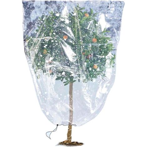 140 X 200 Cm Pflanzenschutzhülle, Frostschutz, Transparente Pflanzenabdeckung, Frostschutzfolie Für Pflanzen, Pe-frostschutzfolie Für Pflanzen, Wasserdichte Gewächshausabdeckung Mit Kordelzug Für Gart