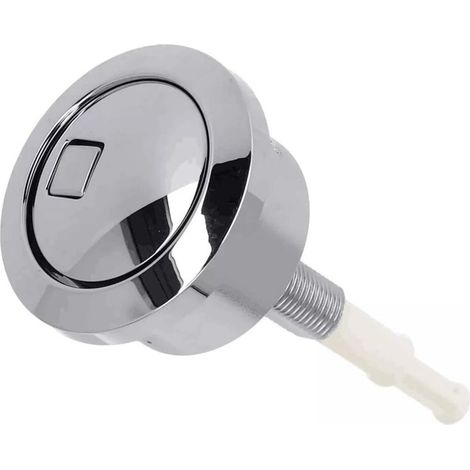 Zweimengenspülung, Geberit-spülknopf, Chrom-finish, Wc-zubehör, Silber