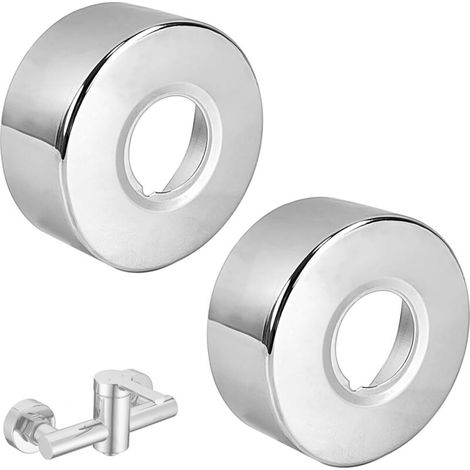 Rosetten Für Duscharmaturen Aus Edelstahl, 66 X 25 X 30 Mm, Mit 6 Zoll Innendurchmesser Für Sanitärrohre Und Dicke Heizkörperrosetten (2er-packung)