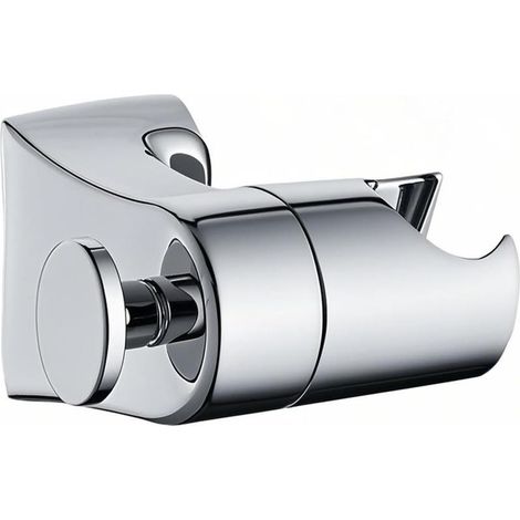 Duschkopfhalterung, Verstellbare 360° Drehbare Duschkopfhalterung, Kein Bohren Erforderlich, Chrom-finish, Universelle Duschkopfhalterung Mit Haken, Für Badezimmer/hotel (silber)