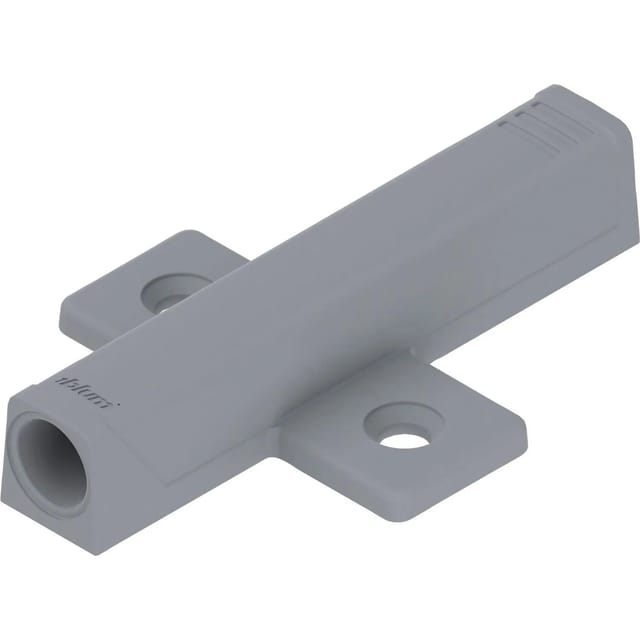 Tip-on Kreuz-Adapterplatte 956A1501, Langversion, platingrau - Blum