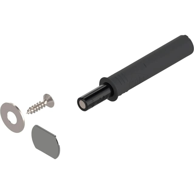 Tip-on für Türen 956.1004 Kurzversion mit Magnet, carbonschwarz - Blum