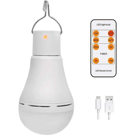 Usb-aufladbar Mit Fernbedienung, Dimmbare 7-w-led, Für Notfälle Beim Camping Im Freien