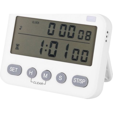 Küchentimer Mit Vibrationsfunktion, Lautloser Wecker Mit Speicherfunktion