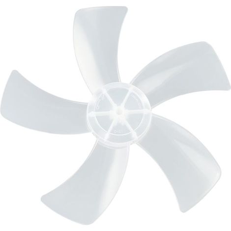 Ersatzlüfterflügel Für 12-zoll-standventilatoren – Fünfflügeliges Kunststoffdesign – Geräuscharm – Leicht Zu Reinigen (weiß)