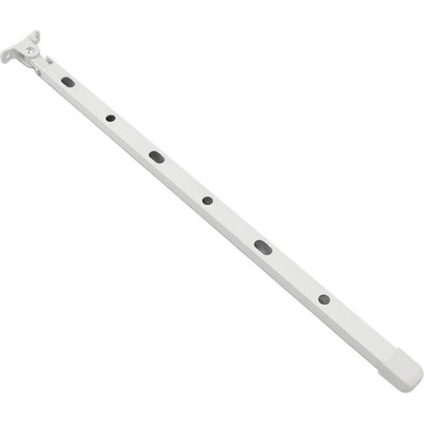 Manuelles Öffnungshebelset Für Dachlüfter Von Gewächshäusern, Aus Robustem Aluminium, Mit 6 Schrauben, 15,35 Zoll, Weiß.