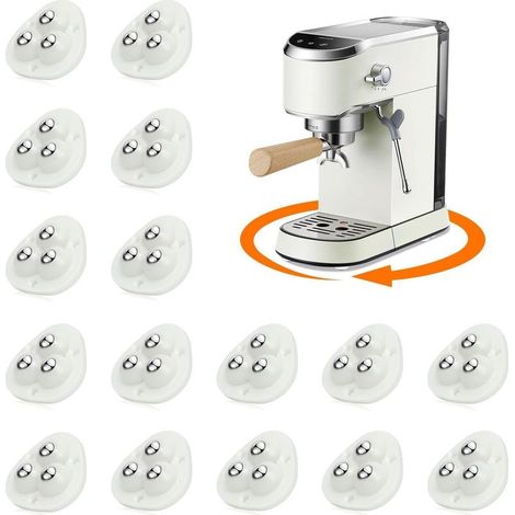 16 Stück Möbelrollen, Universelle Selbstklebende Rollen, 360° Drehbare Mini-möbelrollen
