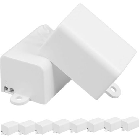 Packung Mit 10 Wasserdichten Polycarbonat (pc) Elektroanschlussdosen, 40 X 27 X 22 Mm, Mit Schutzabdeckung Für Die Außeninstallation, Für Diy-elektronikprojekte, Vielseitig Einsetzbar.