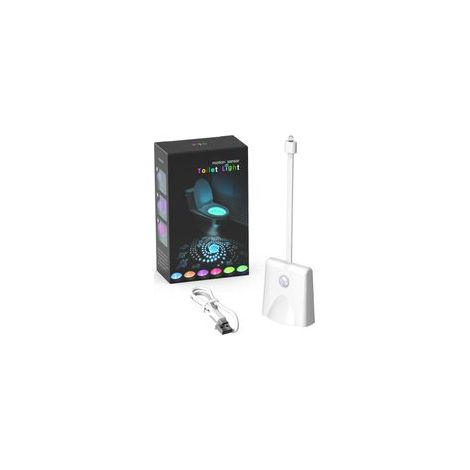 Led-toilettenleuchte, Wc-nachtlicht Mit Bewegungssensor Und Wasserdicht, 7 Farben, Usb-wiederaufladbare Toilettensitzlampe Mit Projektorlicht, Nachtbeleuchtung Fürs Badezimmer, 6 Cm