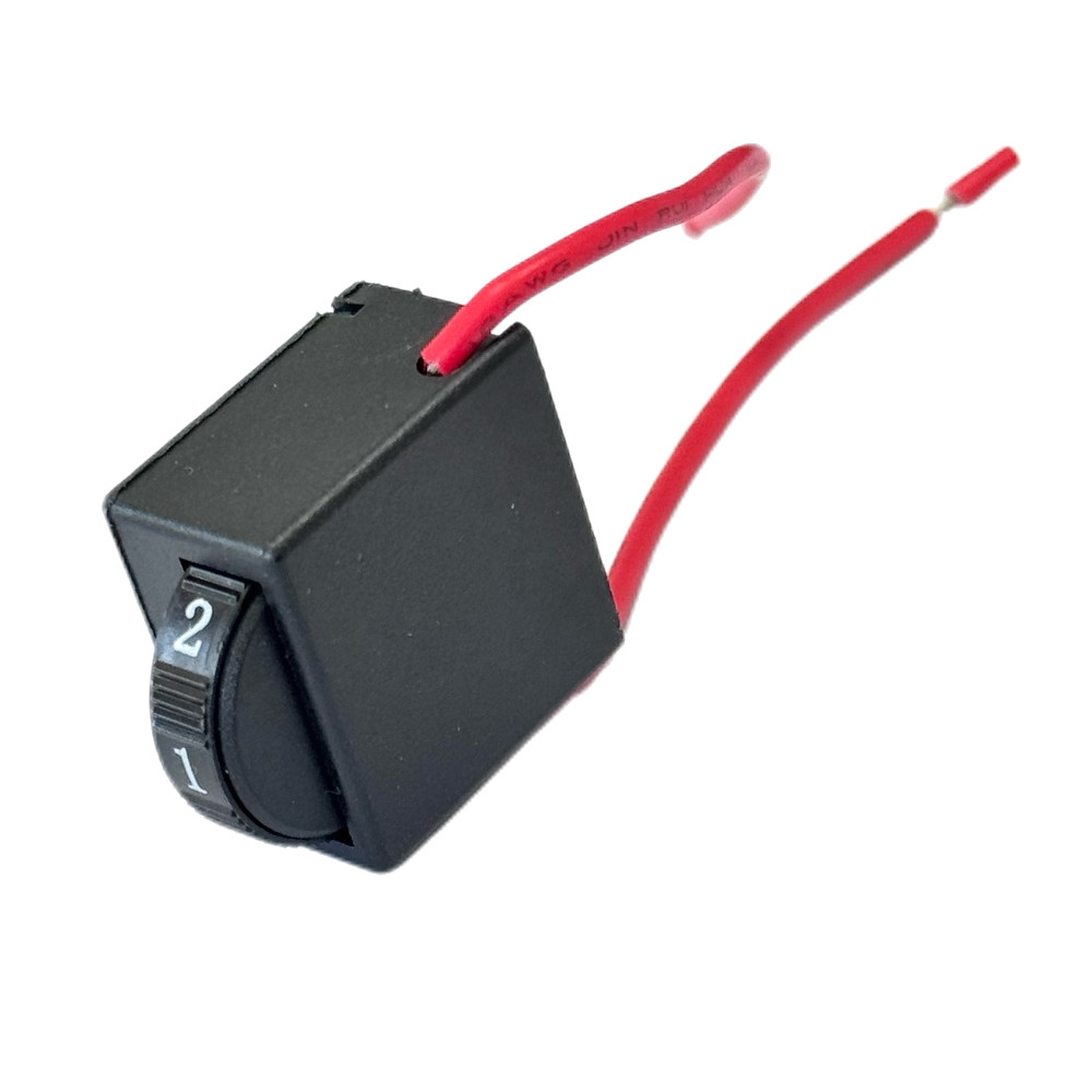 Trade-shop Soft Start Regler 6 Stufen 220–250v 12a Motorregler Steuerung Drehzahlregler Für Winkelschleifer Elektrowerkzeuge Mit 2 Kabeln