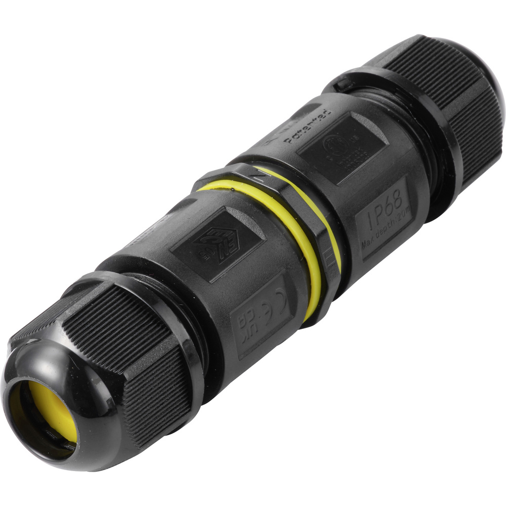 Tru Components Kabelverbinder Ip68 Wasserdicht, Schraubkontakt 3polig, 0,5 - 2,5 Mm² Tc-14745236 Sc