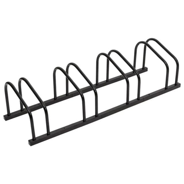Fahrradständer für 4 Fahrräder Schwarz Stahl Vidaxl