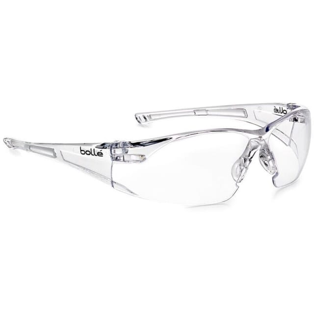 Bollé Safety - Bolle Sicherheitsbrille Tyron Rush - Augenschutz nach EN166 klare Sichtscheibe, Kristall