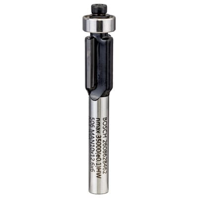 Bündigfräser 6 mm, D1 9,5 mm, l 12,6 mm, g 56 mm - Bosch