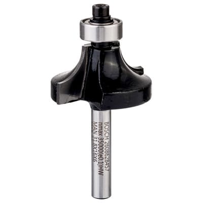 Abrundfräser 6 mm, R1 9,5 mm, d 31,8 mm, l 16,2 mm, g 57 mm - Bosch