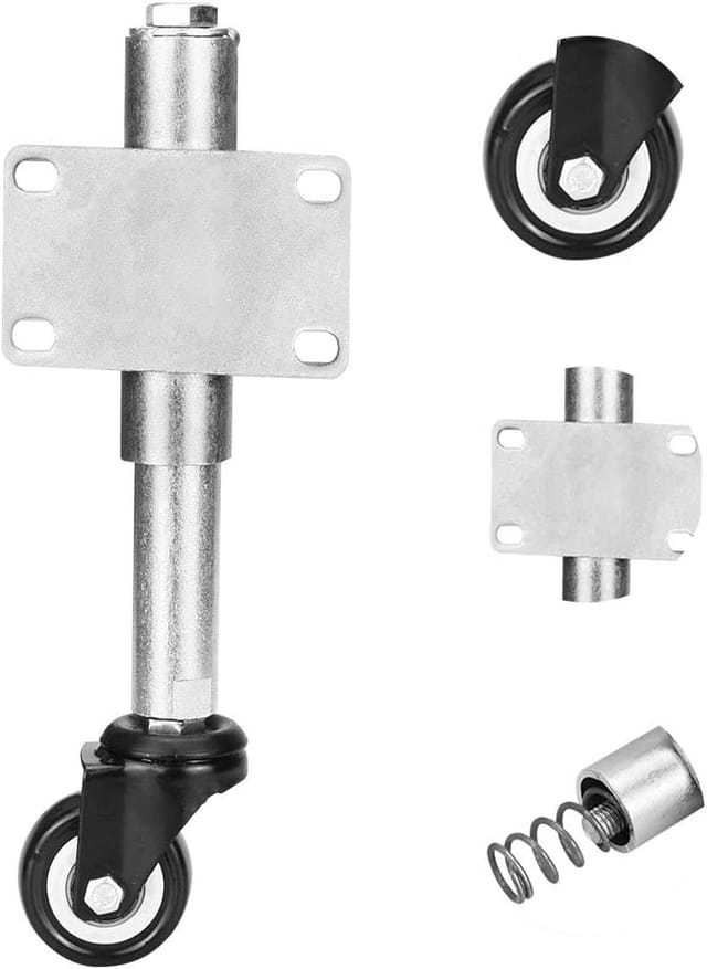 Türrad, Rollen, Türstangenrad, 2-zoll-pu-türrad, Frei Belastbare, Gefederte Lenkrolle, Lenkrolle Mit Bremse Für Türmöbel, Tischwagen