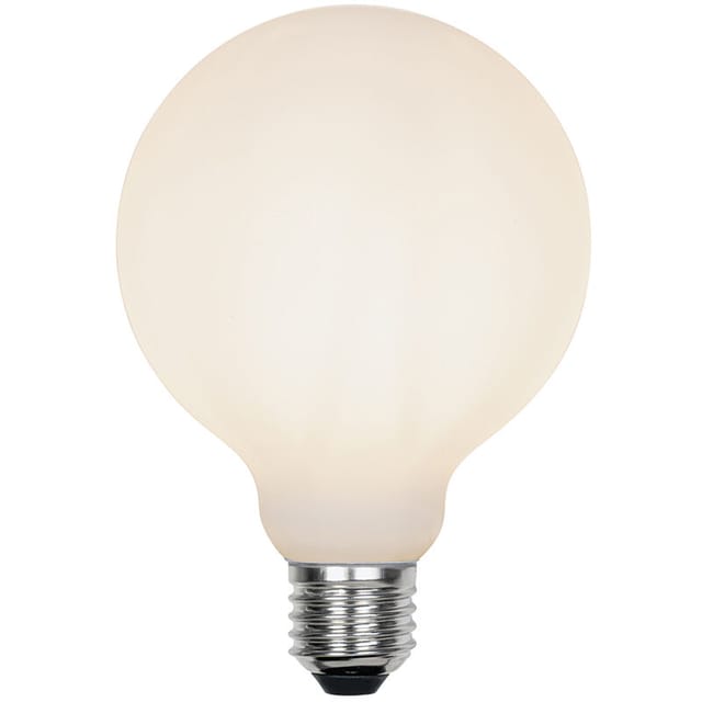 Luedd - E27 3-stufig dimmbare LED-Lampe G95 Milchglas 5W 550 lm 2700K